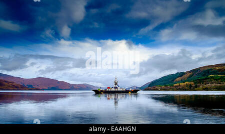 Der Corran Fähre am Loch Linnhe Highlands von Schottland Stockfoto