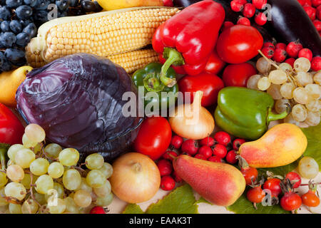 Gemüse und Obst Stockfoto