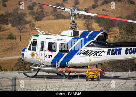 Kern County Fire Department in der Nähe von Tehachapi Pass, Kalifornien, USA. Stockfoto