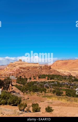 Vertikale Ansicht von Ait Benhaddou Stockfoto