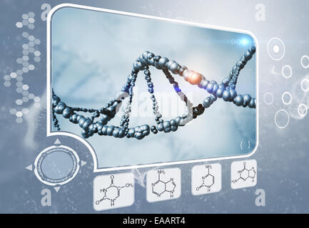 DNA-Analyse Stockfoto