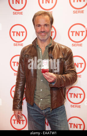 Prominente Teilnehmer der 5. Geburtstagsparty TV-Kanal TNT Serie an Kesselhalle.  Mitwirkende: Hannes Jaenicke wo: München wenn: 8. Mai 2014 Stockfoto