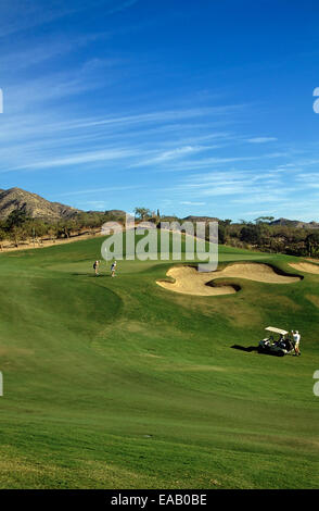 Der 18 - Loch Robert Trent Jones - entworfen Cabo Real Kurs auf dem Flur zwischen Cabo San Lucas & San Jose del Cabo, Mexiko Stockfoto