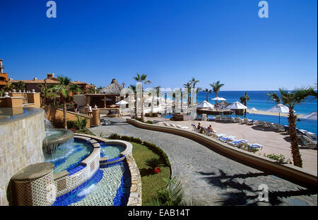 Hacienda del Mar Resort am Meer in der Cabo del Sol Entwicklung zwischen San Jose del Cabo & Cabo San Lucas, Baja Sur, Mex Fronten Stockfoto