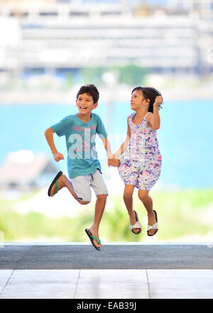 Kinder Spaß in Cebu City Philippinen Stockfoto