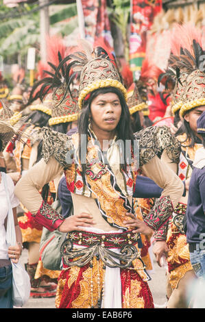 Sinulog Festival in Cebu City Philippinen. Stockfoto