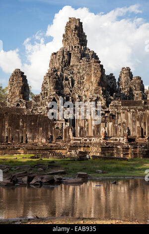 Kambodscha, Bayon Tempel, Ende des 12.-13.. Jahrhundert. Stockfoto