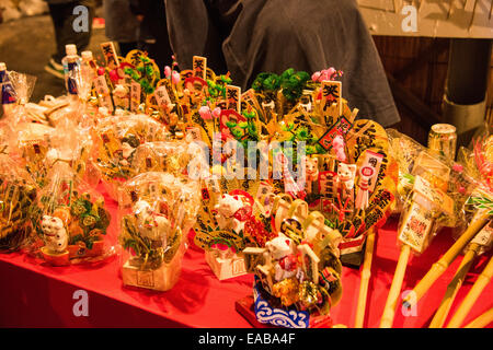 Torinoichi, Kamichama Schrein, Shinjuku, Tokio, Japan Stockfoto