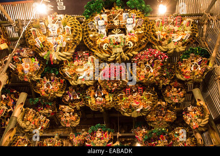 Torinoichi, Kamichama Schrein, Shinjuku, Tokio, Japan Stockfoto