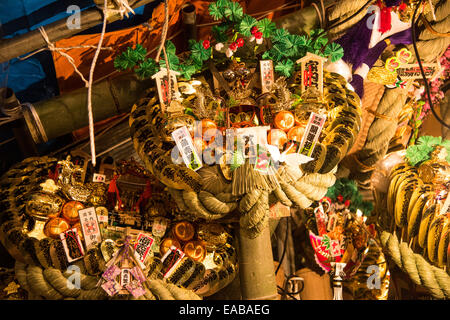 Torinoichi, Kamichama Schrein, Shinjuku, Tokio, Japan Stockfoto