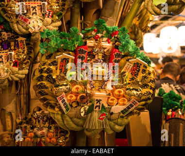 Torinoichi, Kamichama Schrein, Shinjuku, Tokio, Japan Stockfoto