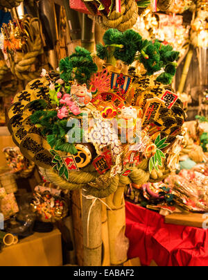 Torinoichi, Kamichama Schrein, Shinjuku, Tokio, Japan Stockfoto