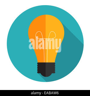 Neue Idee-flache Konzept-Vektor-Illustration Stockfoto