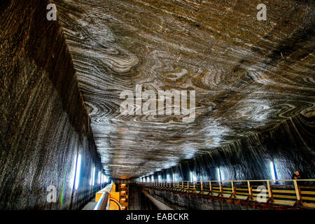 Salina Turda ist ein Salz mine befindet sich im Durgaus-Valea Sarata Bereich von Turda, Rumänien Stockfoto