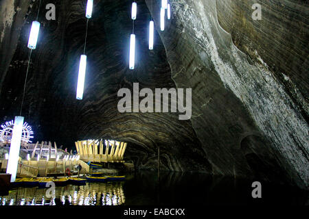 Salina Turda ist ein Salz mine befindet sich im Durgaus-Valea Sarata Bereich von Turda, Rumänien Stockfoto