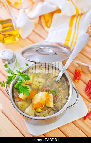 frische Suppe Stockfoto