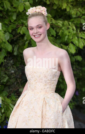 "Maleficent" privaten Empfang Veranstaltung im Kensington Palace - Ankünfte Featuring: Elle Fanning wo: London, Vereinigtes Königreich bei: 8. Mai 2013 Stockfoto