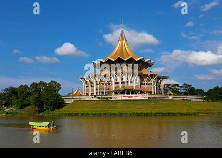 Neue Sarawak State Legislative Assembly Building, Kuching, Sarawak, Malaysia Stockfoto