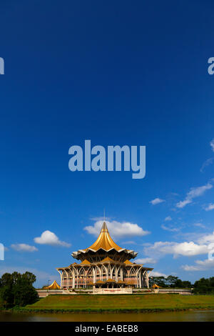 Neue Sarawak State Legislative Assembly Building, Kuching, Sarawak, Malaysia Stockfoto