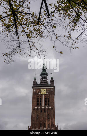 Kirche St. Catherine - älteste Kirche in Danzig, Polen Stockfoto