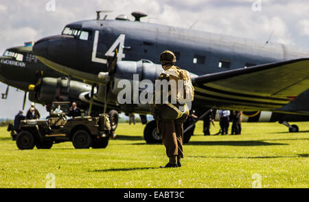 Duxford Air Show DDay Jubiläum Stockfoto