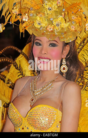 Ladyboy in Pattaya, Thailand, Alcazar Kabarett Stockfoto