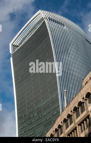Walkie Talkie Gebäude. 20, Fenchurch Street, London, England Stockfoto
