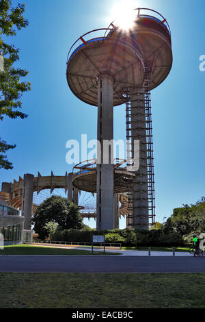 New York-Pavillon aus dem 1964 Weltausstellung Flushing Meadows Corona Park Queens New York verlassen Stockfoto