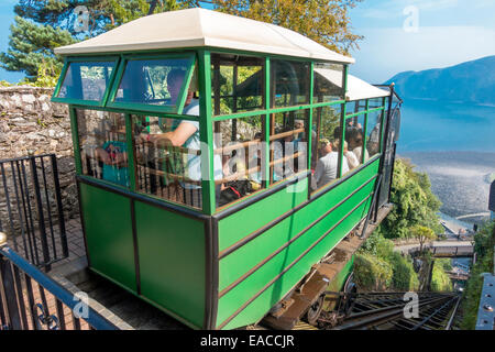 Die Lynton und Lynmouth Klippe Standseilbahn Stockfoto