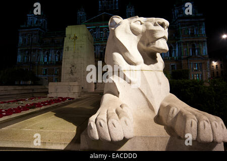 Kenotaph, George Square, Glasgow. Stockfoto