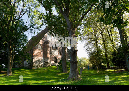 Rügen, Altenkirchen, Pfarrei Kirche, Mecklenburg-West Pomerania, Deutschland, Europa Stockfoto