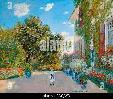Das Haus des Künstlers in Argenteuil, 1873 Claude Monet Stockfoto