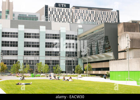UTS oder University of Technology Sydney, Campus und Einrichtungen in Sydney, NSW, Australien Stockfoto