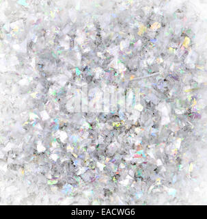 transparenter Kunststoff Konfetti, was einige Farben Stockfoto