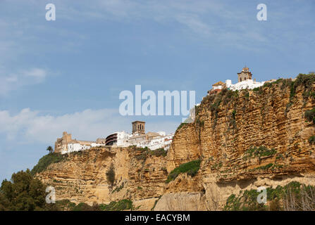 Altstadt, Arcos De La Frontera, Provinz Cádiz, Andalusien, Spanien Stockfoto