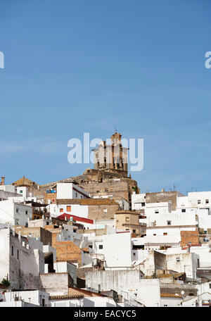 Altstadt, San Pedro Church, Arcos De La Frontera, Provinz Cádiz, Andalusien, Spanien Stockfoto