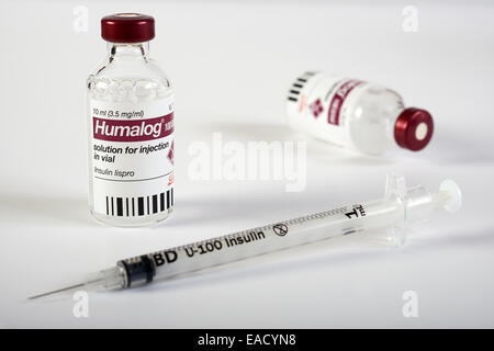 HUMALOG insulin Stockfoto