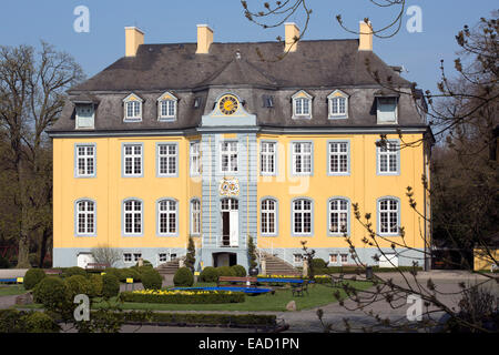 Schloss Beck Schloss, Bottrop, Ruhr Bezirk, Westfalen, Nordrhein-Westfalen, Deutschland Stockfoto