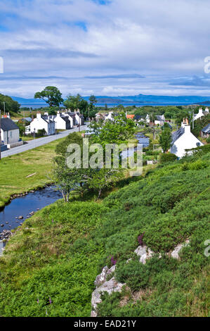 Die kleine Landwirtschaft Weiler Duirinish zwischen Kyle of Lochalsh und Plockton, Wester Ross, Schottisches Hochland, Schottland, Vereinigtes Königreich Stockfoto