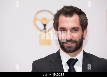 Berlin, Deutschland. 11. November 2014. Rennen Sie-Fahrer Timo Glock bei der Verleihung der Goldenen Lenkrad 2014 in Berlin, 11. November 2014. Bildnachweis: Dpa picture Alliance/Alamy Live News Stockfoto