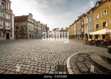 Posen, Polen - 24. Oktober 2014: Blick auf den alten Marktplatz, dem historischen Zentrum von Poznan, Polen Stockfoto