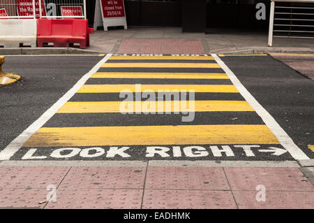 Straßenquerung Stockfoto