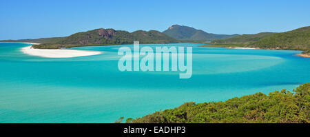 Whitehaven Beach in den Whitsunday Islands, Australien Stockfoto