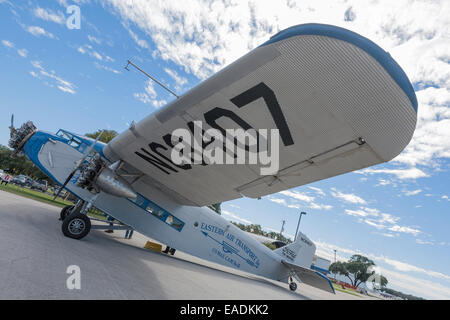 Ford Tri-Motor Vintage Passagierflugzeug Stockfoto