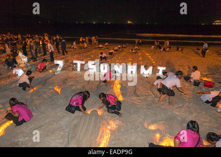 Tsunami Memorial, 26. Dezember, Patong Beach, Phuket, Thailand Stockfoto