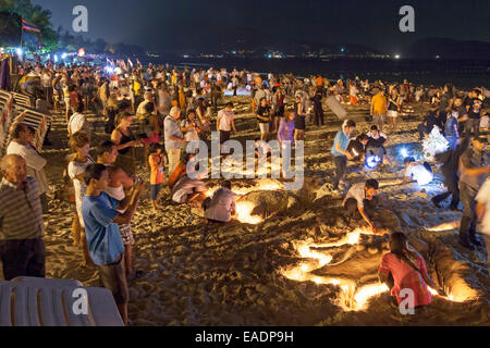 Tsunami Memorial, 26. Dezember, Patong Beach, Phuket, Thailand Stockfoto