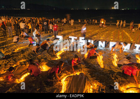 Tsunami Memorial, 26. Dezember, Patong Beach, Phuket, Thailand Stockfoto