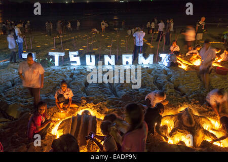 Tsunami Memorial, 26. Dezember, Patong Beach, Phuket, Thailand Stockfoto