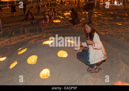 Tsunami Memorial, 26. Dezember, Patong Beach, Phuket, Thailand Stockfoto