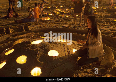 Tsunami Memorial, 26. Dezember, Patong Beach, Phuket, Thailand Stockfoto